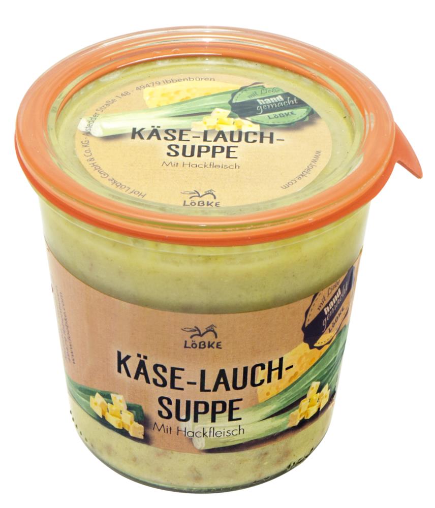 Käse-Lauch Suppe